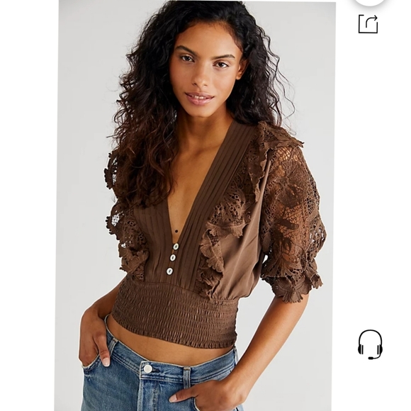 Free people ×Jens Pirate Booty Reflection Petit Top - Picture 1 of 2